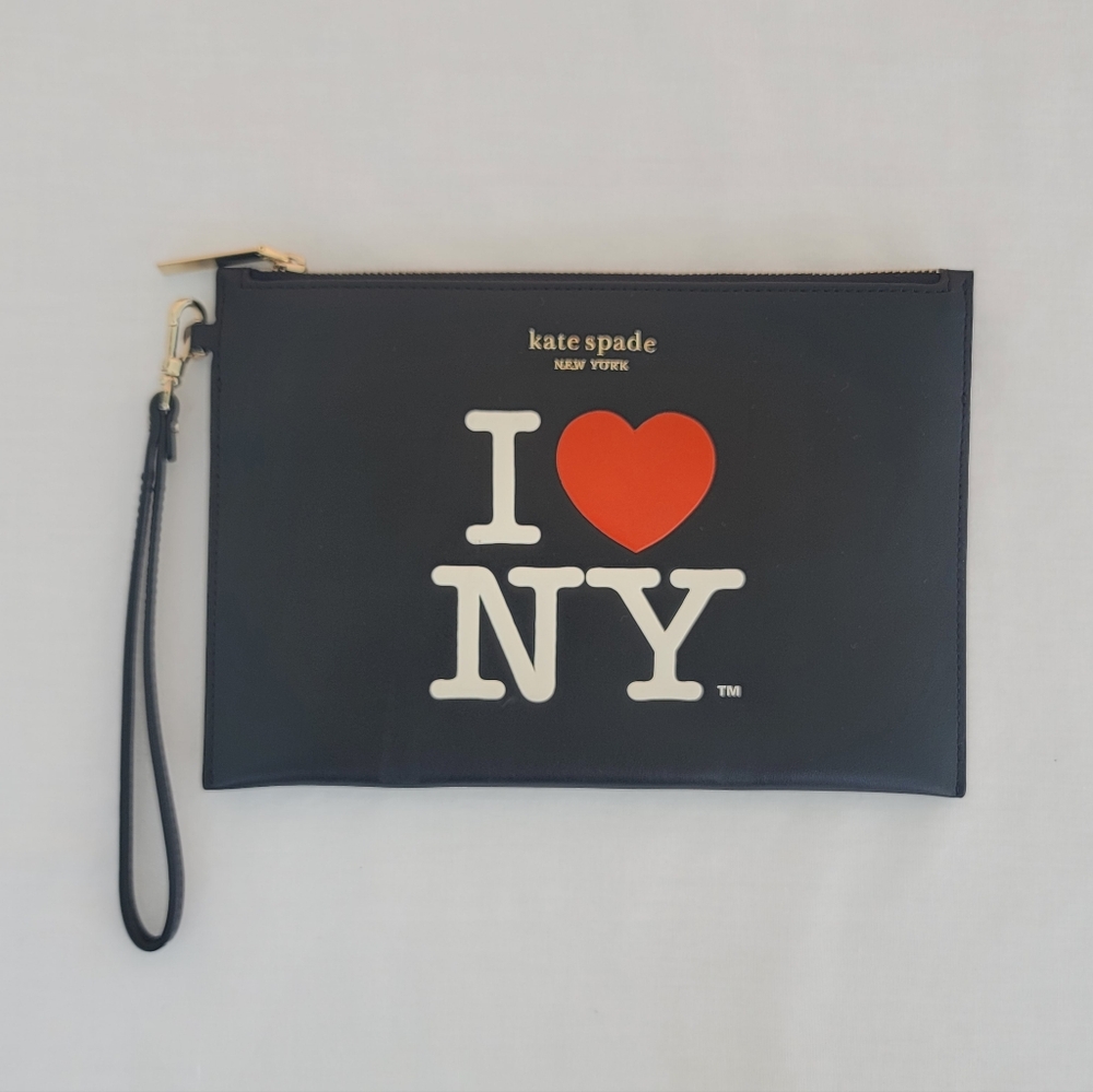 Kate Spade I Love NY Wristlet - Picture 1 of 6